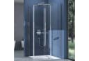 dopporro Fünfeckdusche 80x80 cm ESG Glas Easy-Clean Bild 1