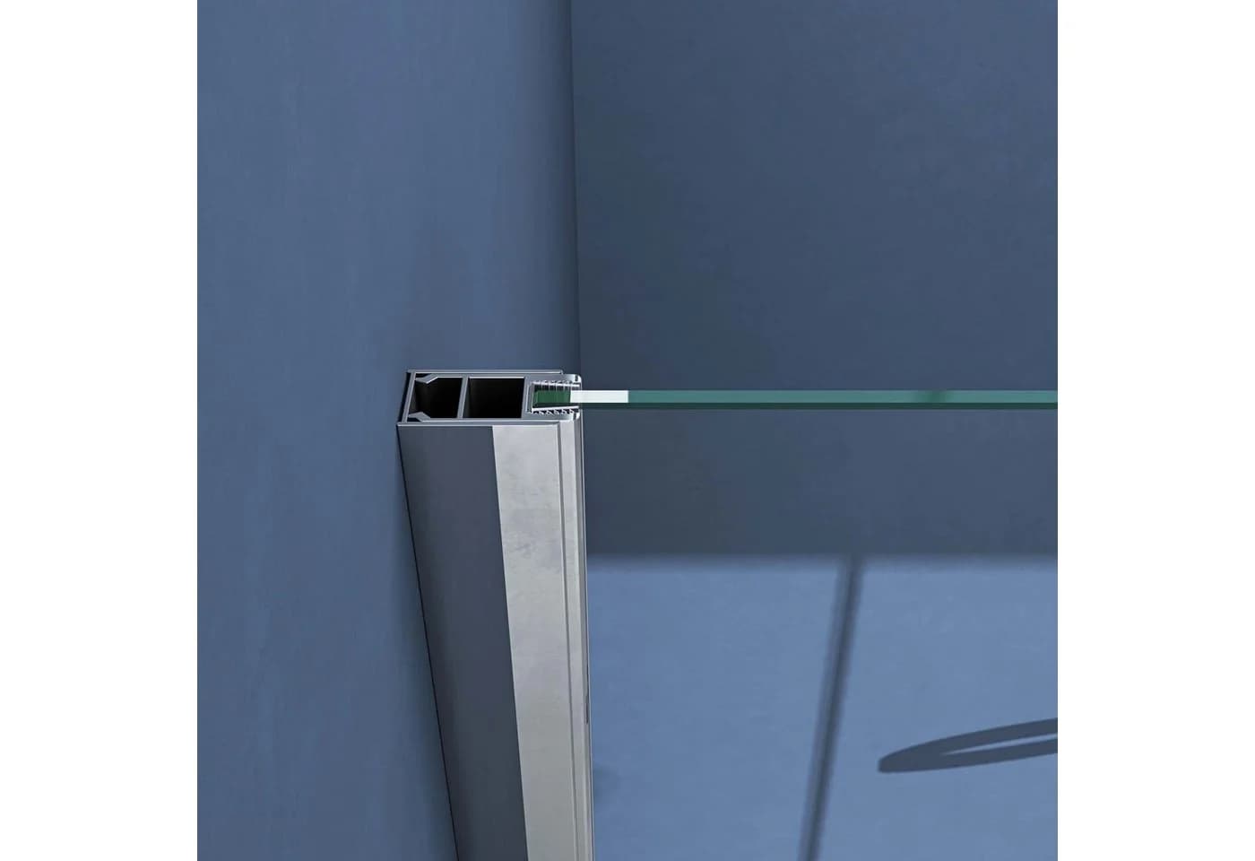 dopporro Fünfeckdusche 80x80 cm ESG Glas Easy-Clean - Bild 5