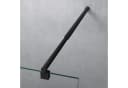 doporro Duschwand Schwarz ESG-Glas Nano Bild 5