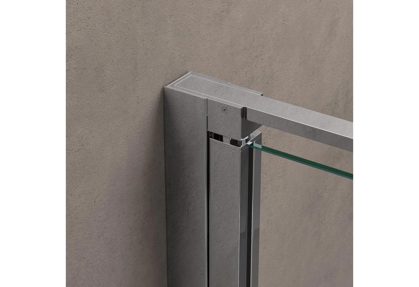 doporro Grossraumdusche Duschkabine Rav36UK U-Form 8mm ESG-Sicherheitsglas - Bild 4