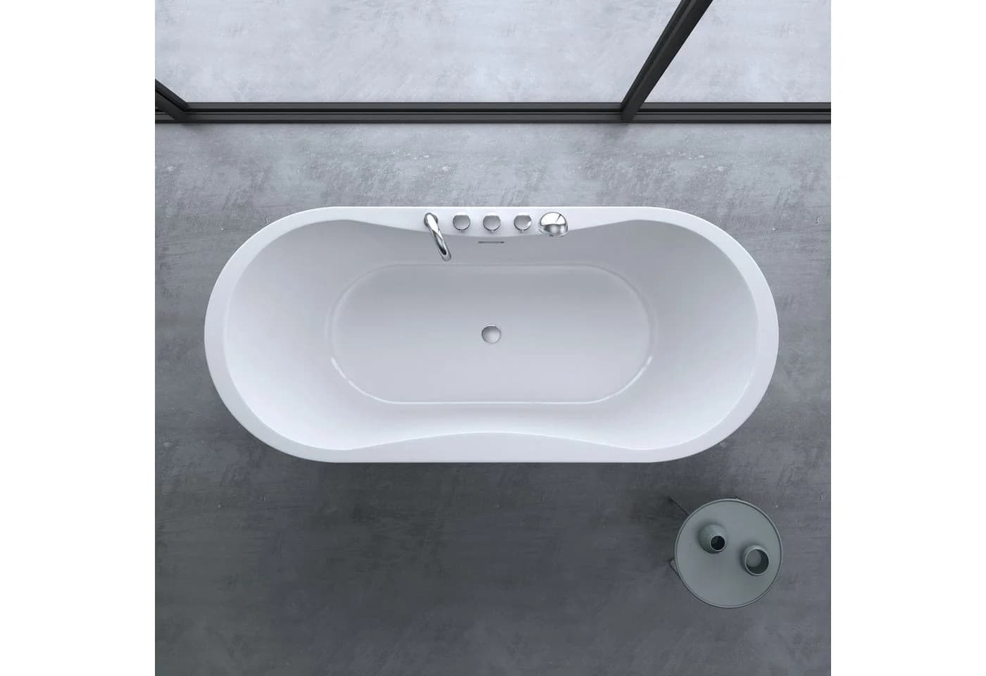 doporro Vicenza Freistehende Design-Badewanne - Bild 4