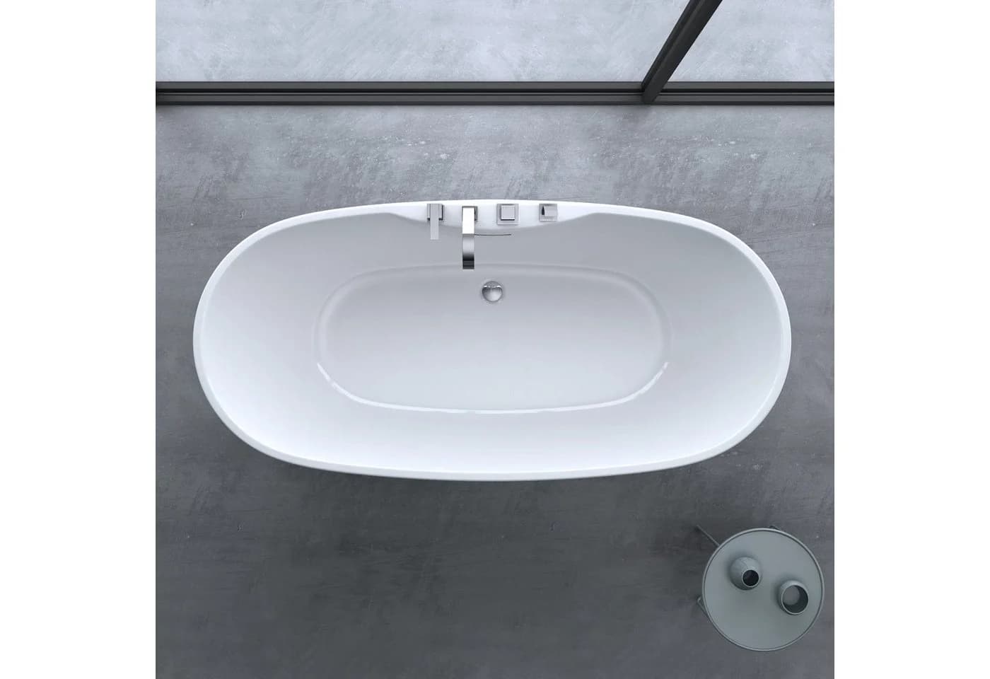 doporro Vicenza Freistehende Design-Badewanne - Bild 4