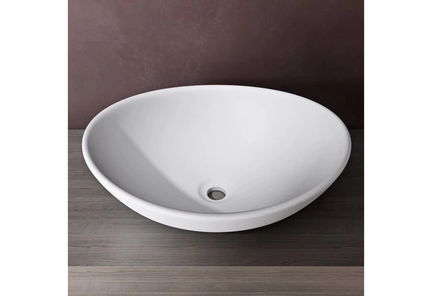 doporro Aufsatzwaschbecken Brüssel205 Oval Weiß Keramik - Bild 4