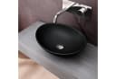 doporro Aufsatzwaschbecken Brüssel205 Keramik Schwarz Modern Bild 1