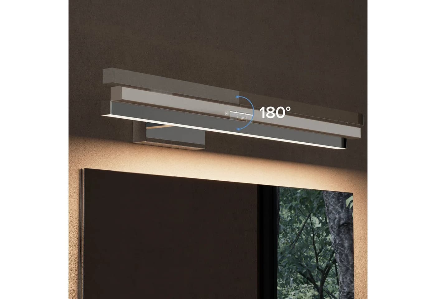 doporro LED Spiegelleuchte Wandlampe 40/60cm 9W/14W LED Strahlenschön - Bild 5