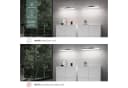 doporro LED Spiegelleuchte Wandlampe Chrom Luxaris Bild 5