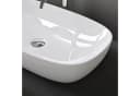 doporro Aufsatzwaschbecken Brüssel104 Keramik Weiß Bild 3