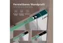 doporro Dusch-Schiebetür Duschtür Nischentür Duschabtrennung Duschkabine Klarglas Teramo4 Bild 3