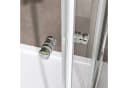 doporro Eckdusche Schiebetür 6mm ESG-Glas Nano 70x70x190cm Bild 5