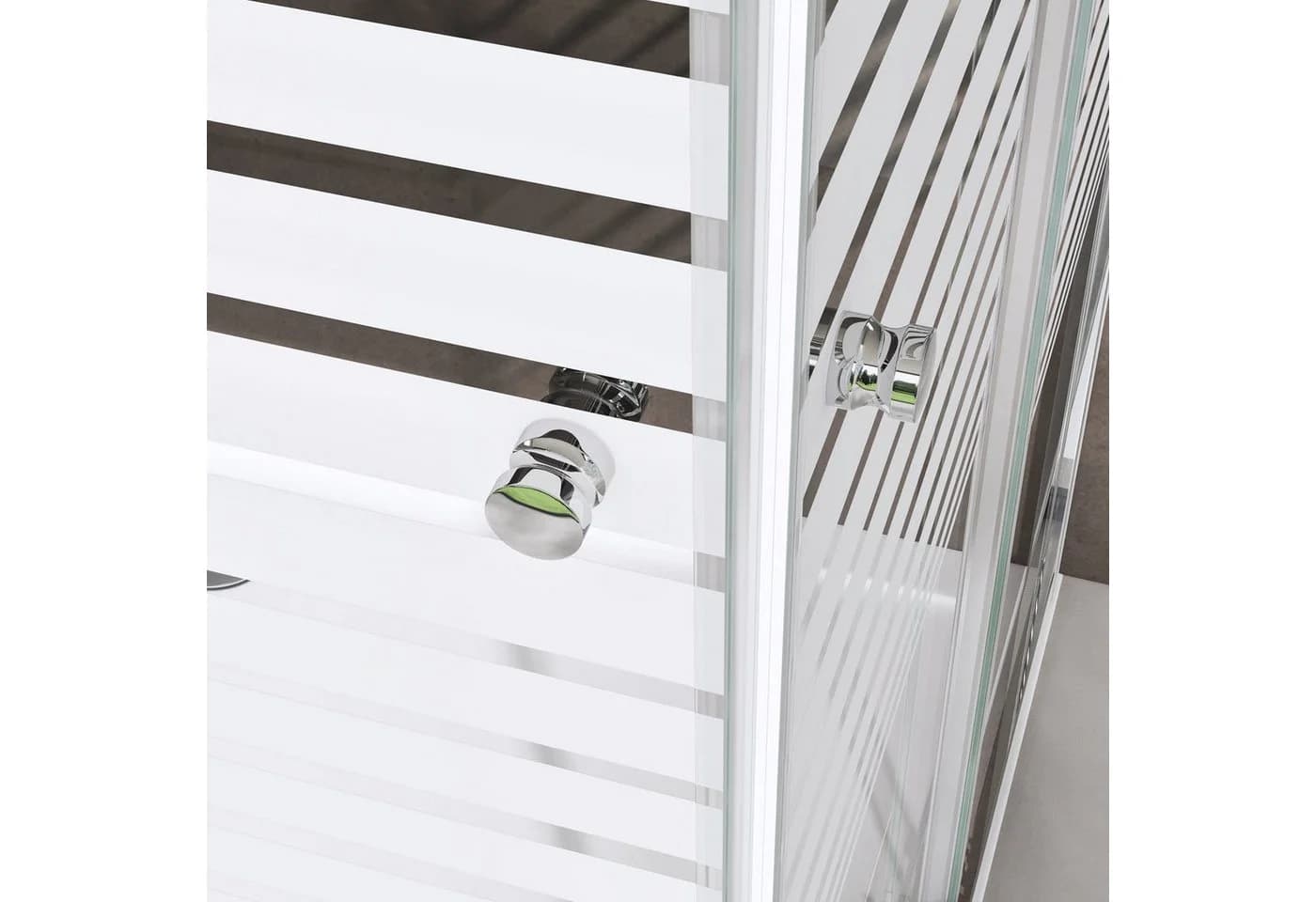 doporro Eckdusche Schiebetür 6mm ESG-Glas Nano 190cm - Bild 5