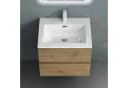 doporro Badmöbel-Set Aqualis mit Waschbecken, Unterschrank & Spiegel Bild 3