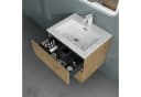 doporro Badmöbel-Set Aqualis mit Waschbecken, Unterschrank & Spiegel Bild 5