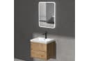 doporro Badmöbel-Set Rimo Badezimmer Mineraguss Waschbecken Bild 1