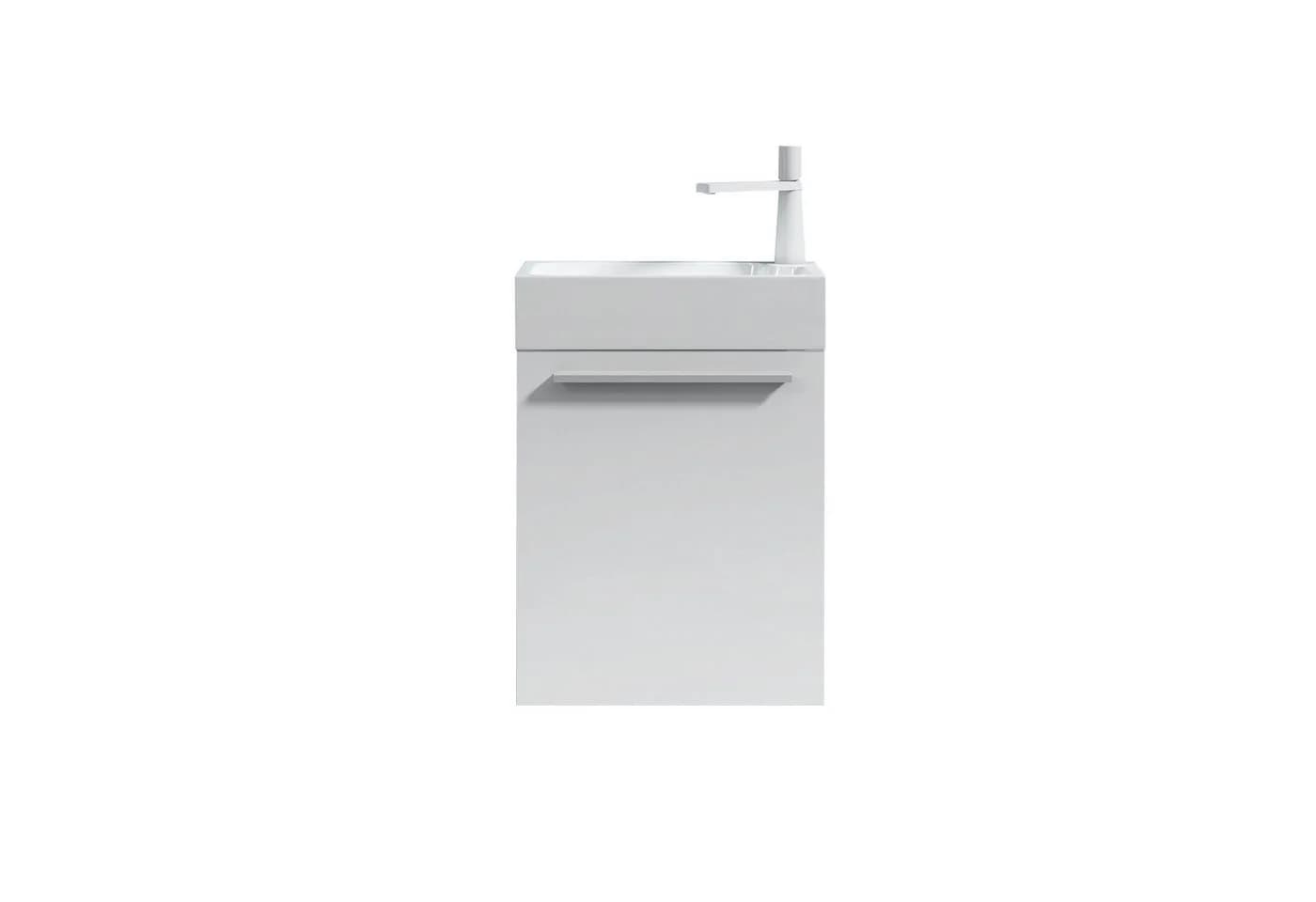 doporro Badezimmer-Set PISA mit Waschbecken und Spiegel - Bild 2