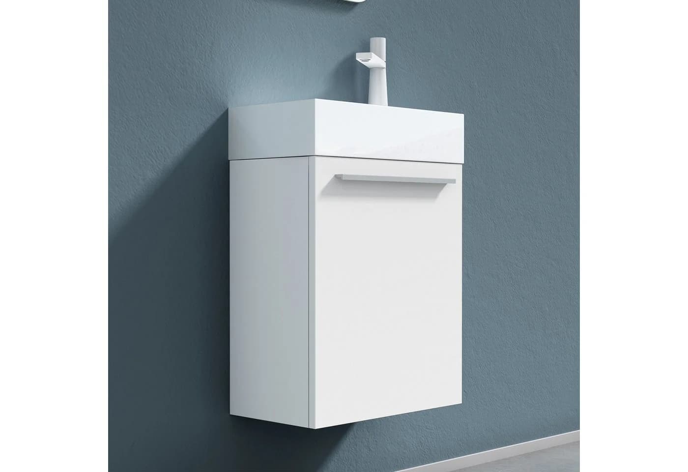 doporro Badezimmer-Set PISA mit Waschbecken und Spiegel - Bild 3
