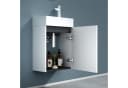 doporro Badezimmer-Set PISA mit Waschbecken und Spiegel Bild 4