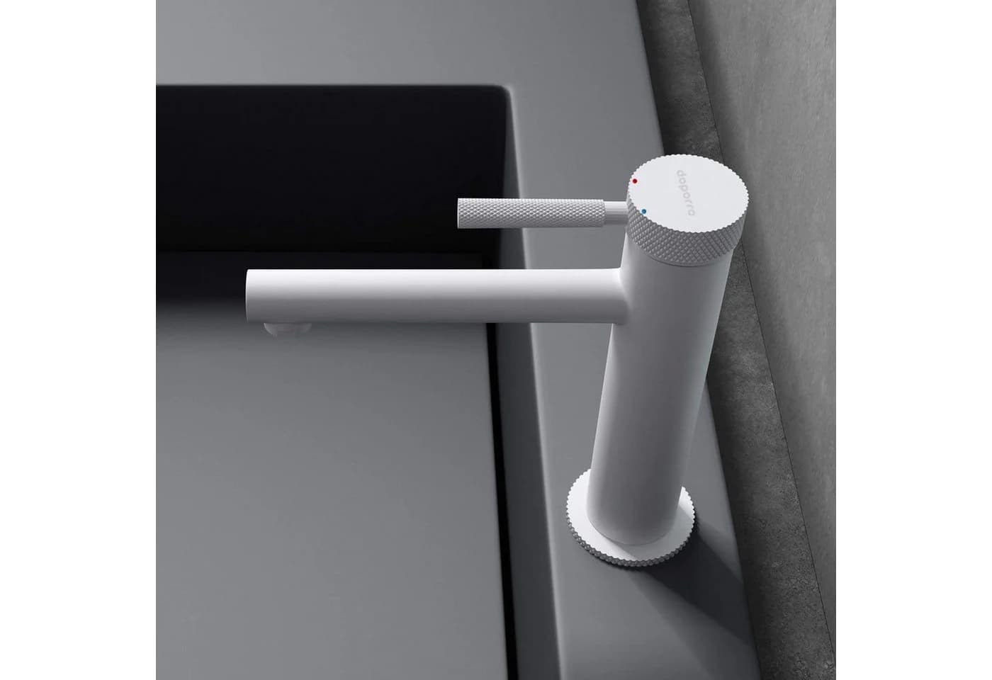 doporro Waschtischarmatur WAO-7601 Einhebelmischer Silber - Bild 5