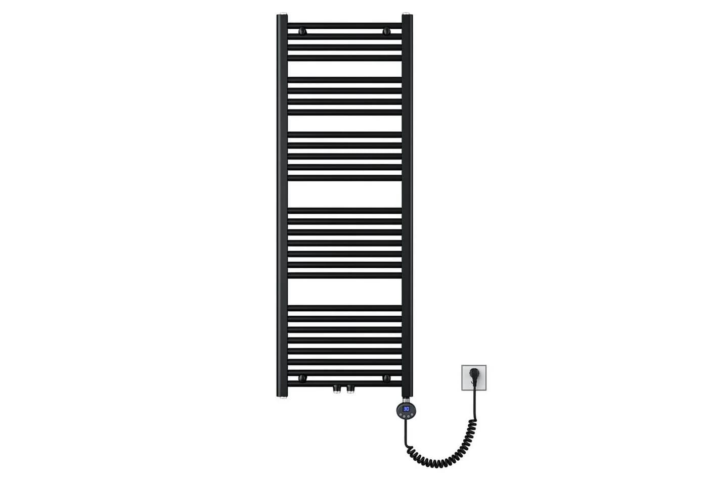 doporro Badheizkörper mit 600W Heizstab, Anthrazit - Bild 2