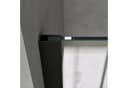 doporro Eckdusche Duschabtrennung Schwarz ESG-Glas Nano-Beschichtung Bild 5