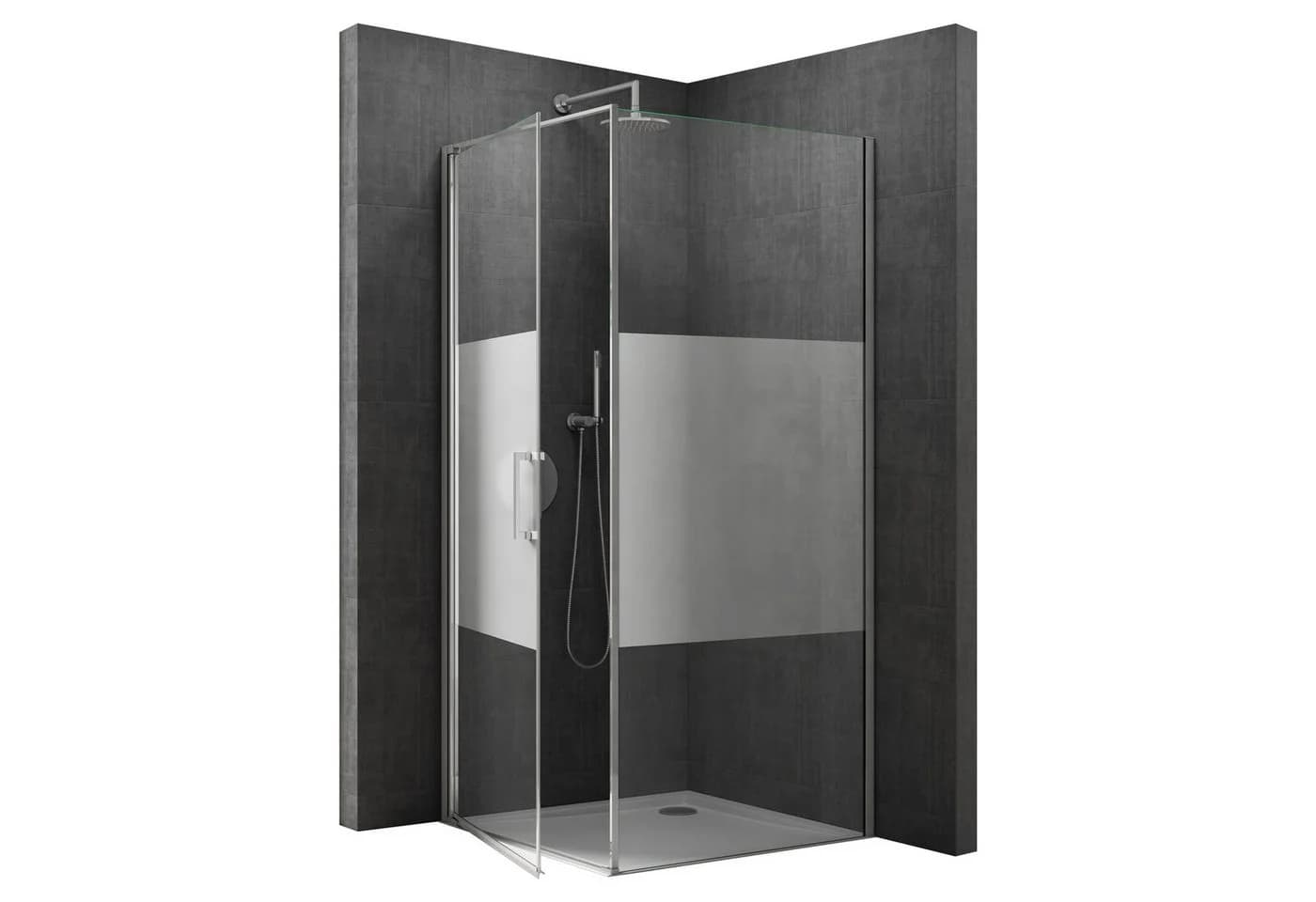 doporro Eckdusche Ravenna36K 80x80 cm mit Nano-Beschichtung - Bild 2