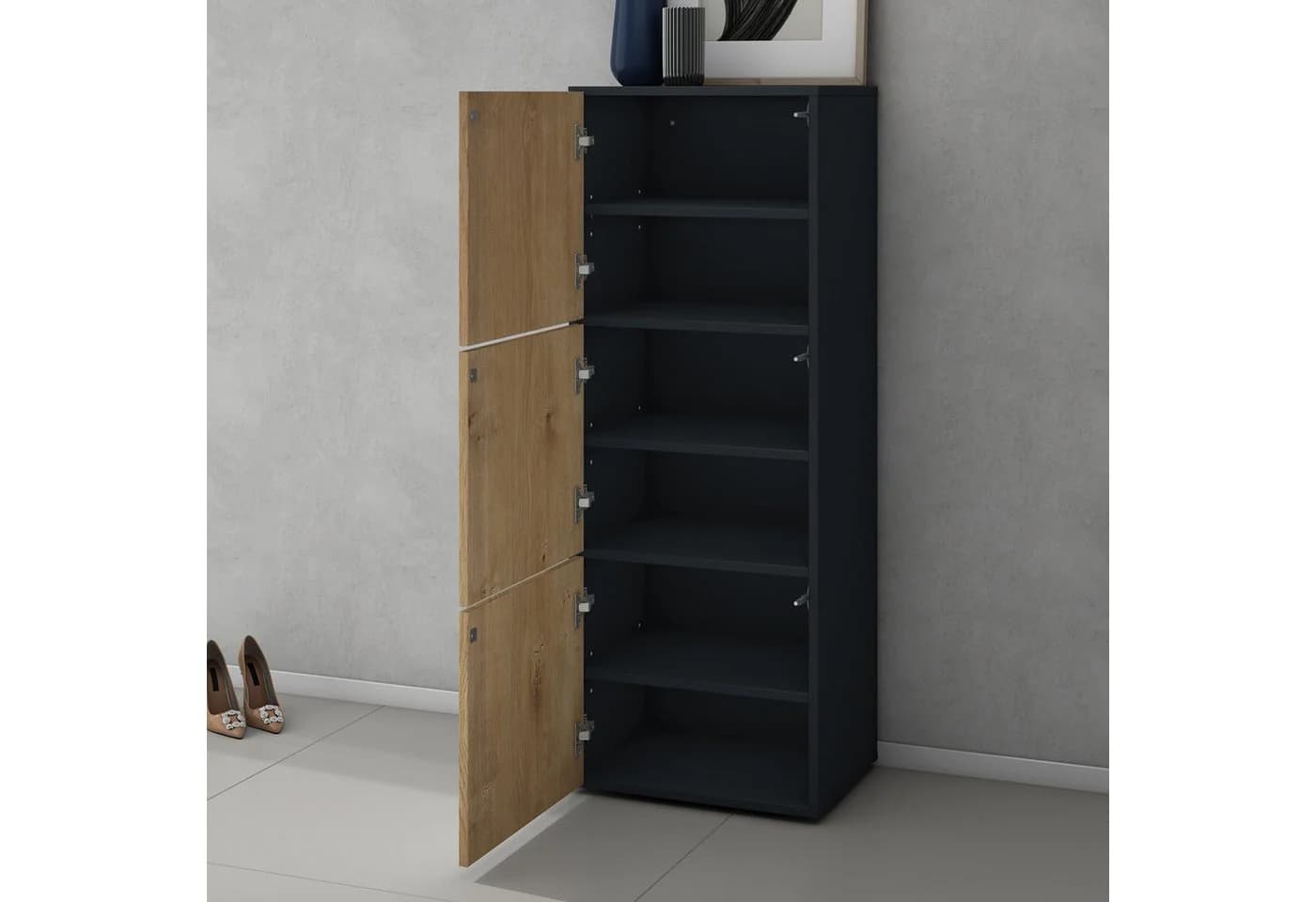 doporro Schuhschrank Schuhregal Schuhkipper mit 3 Fächern - Bild 3