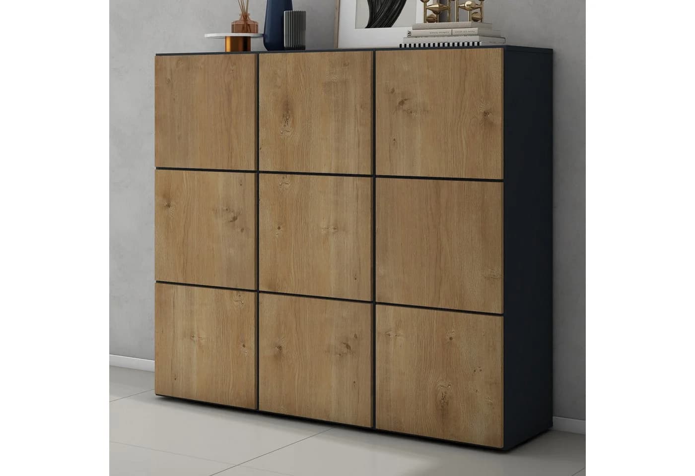 doporro Schuhschrank Schuhregal Schuhkipper mit 3 Fächern - Bild 5