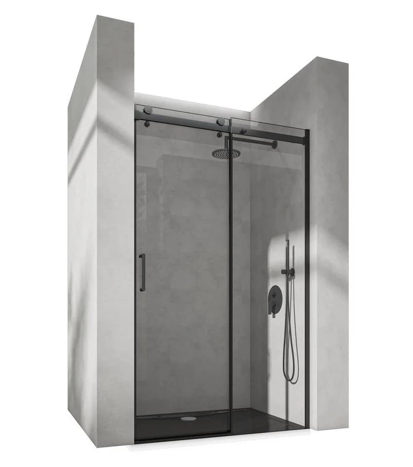 doporro Dusch-Schiebetür Nischentür Teramo19K ESG-Glas Aluminium - Bild 2