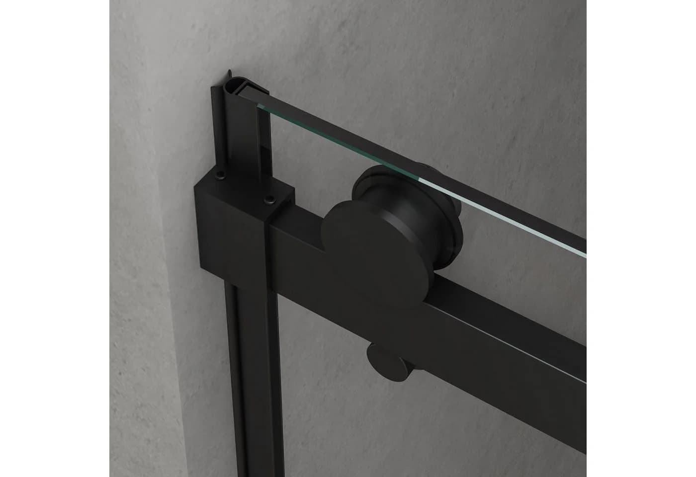 doporro Dusch-Schiebetür Nischentür Teramo19K ESG-Glas Aluminium - Bild 5