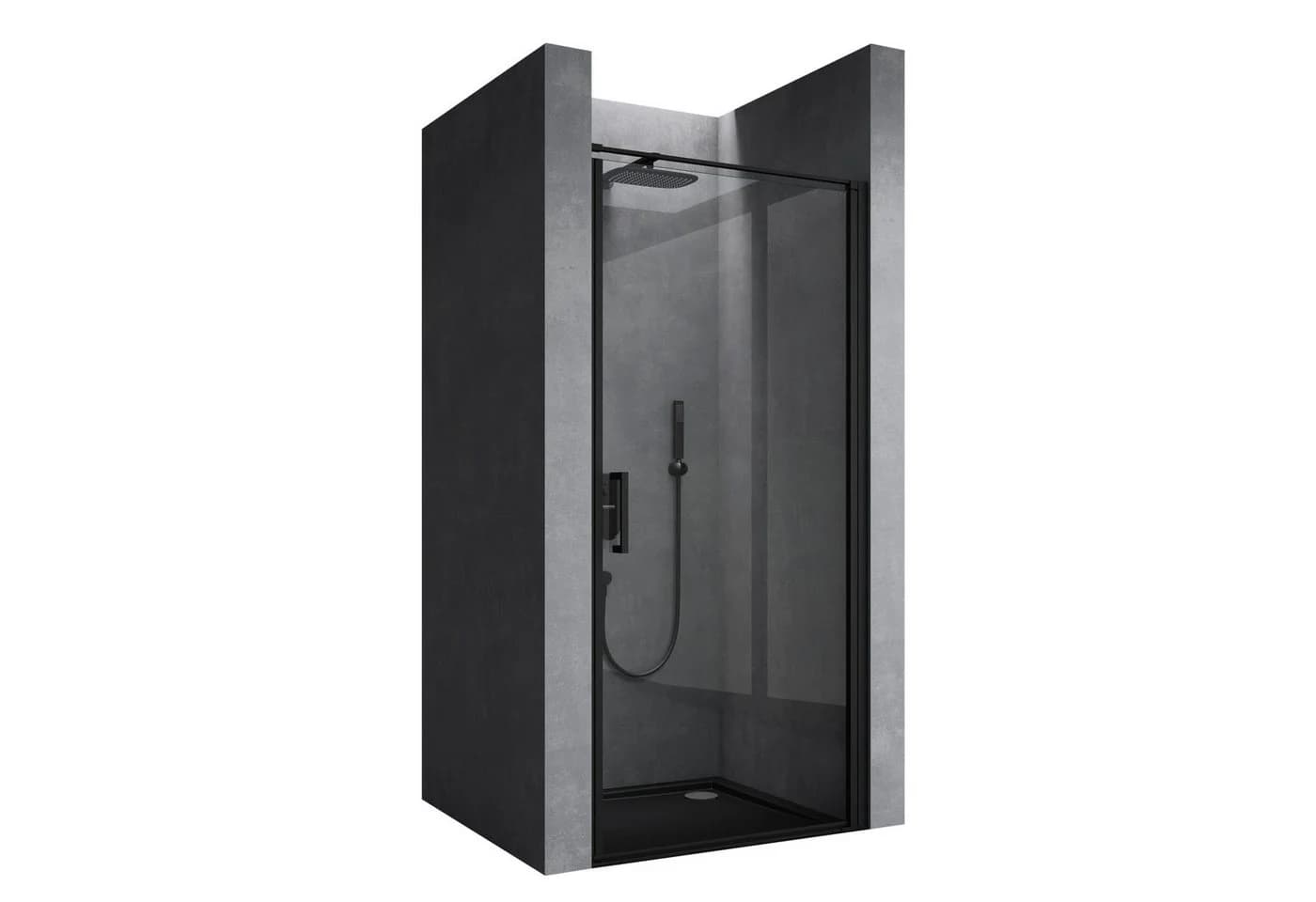 doporro Dusch-Drehtür Teramo36 75x195 cm ESG Glas Nischentür - Bild 2