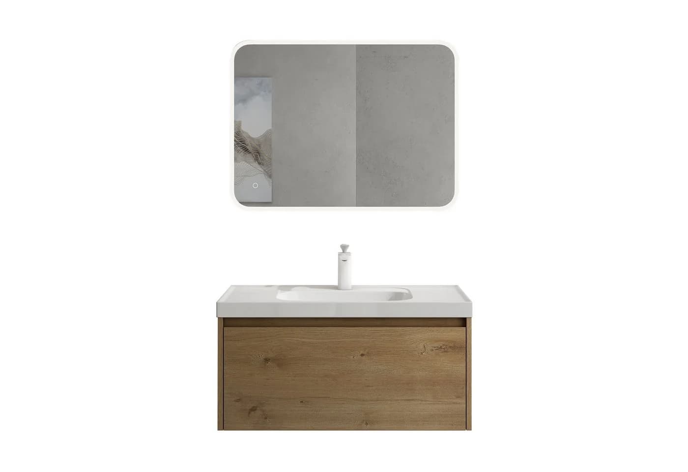 dopporro Badmöbel-Set Salerno mit Soft-Close & Wasserabweisend - Bild 2