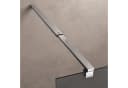 doporro Walk-in-Dusche Duschwand ESG-Sicherheitsglas Edelstahl Bild 3