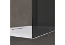 doporro Walk-in-Dusche Duschwand ESG-Sicherheitsglas Edelstahl Bild 4