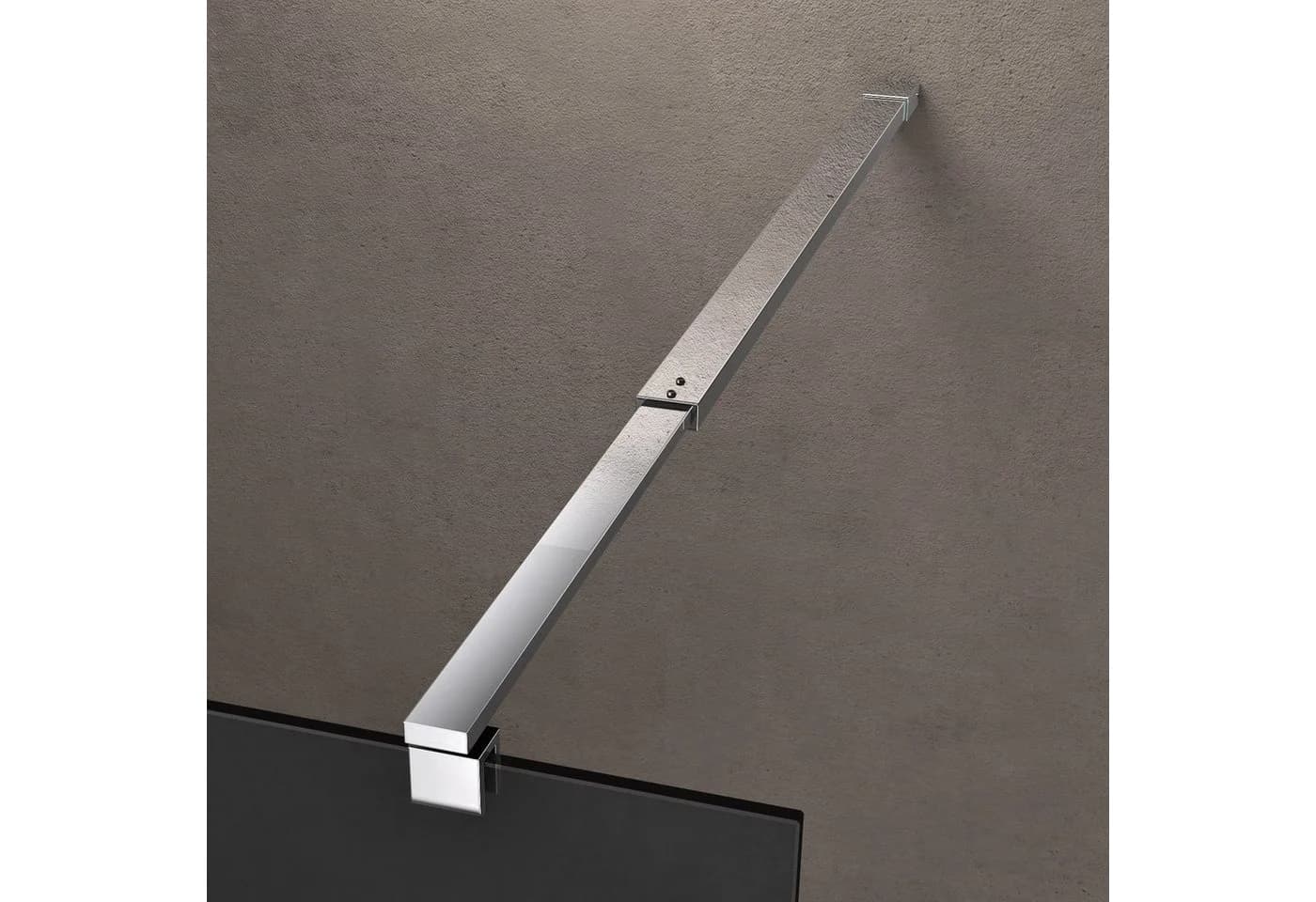 doporro Duschwand ESG-Glas mit NANO-Beschichtung Grau - Bild 5