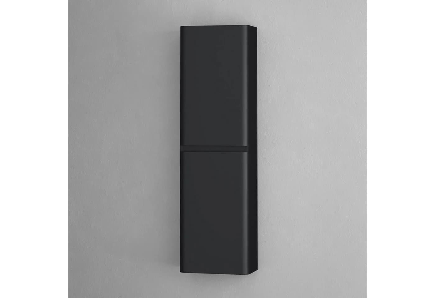 doporro Seitenschrank Lucca Badschrank Hängend Regal Schwarz
