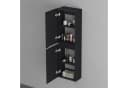 doporro Seitenschrank Lucca Badschrank Hängend Regal Schwarz Bild 2