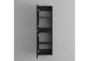 doporro Seitenschrank Lucca Badschrank Hängend Regal Schwarz Bild 3