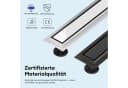 doporro Duschrinne Edelstahl befliesbar mit Geruchsstopp Bild 3