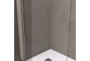 doporro Walk-in-Dusche Duschwand 8-10mm ESG NANO Profil verstellbar Bild 4