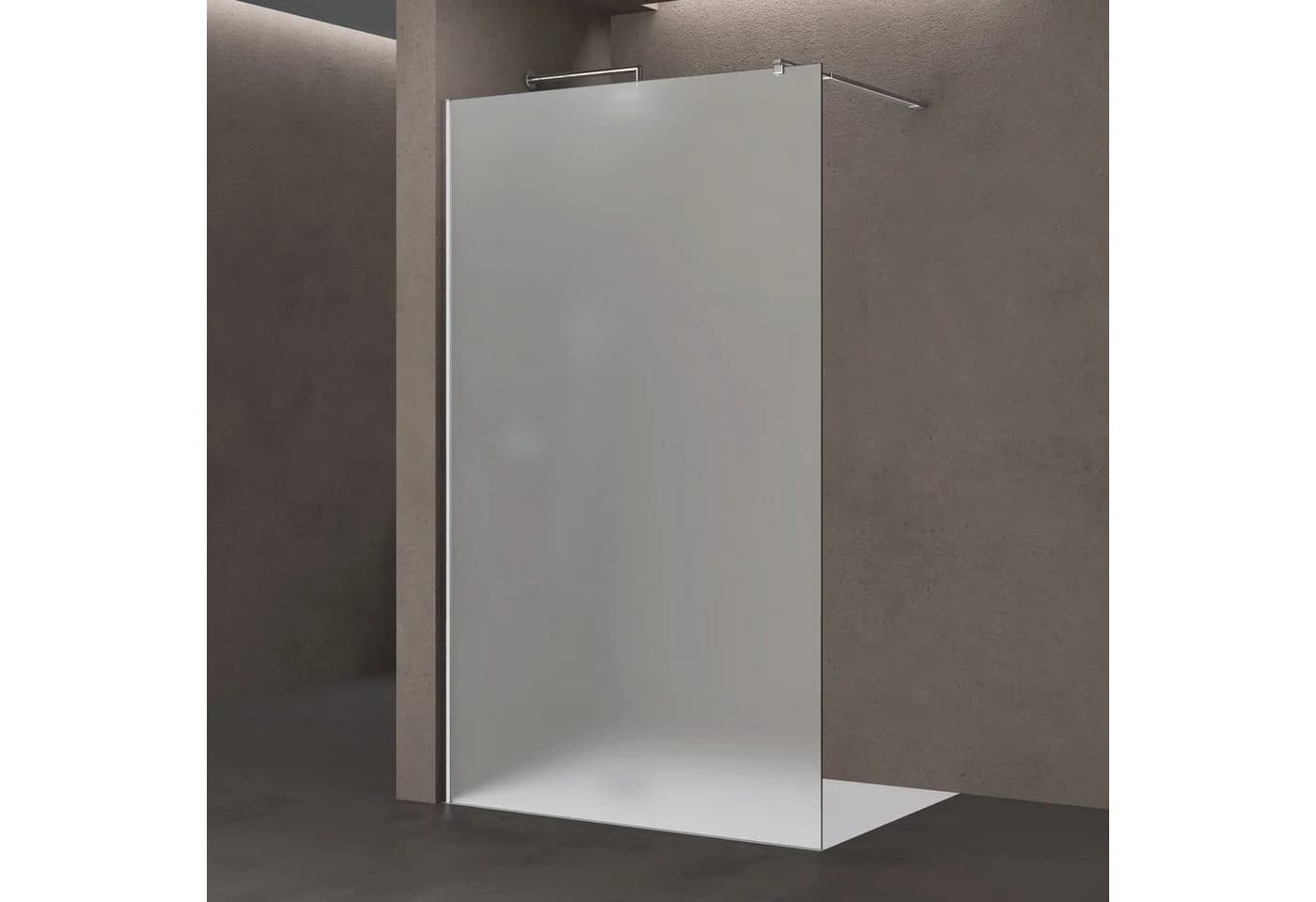 doporro Duschwand Bremen1VS Satiniert ESG Glas 70-120cm
