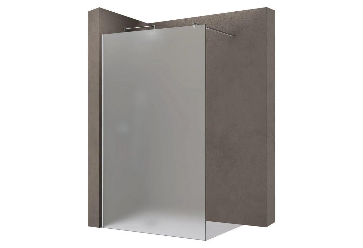 doporro Duschwand Bremen1VS Satiniert ESG Glas 70-120cm - Bild 2