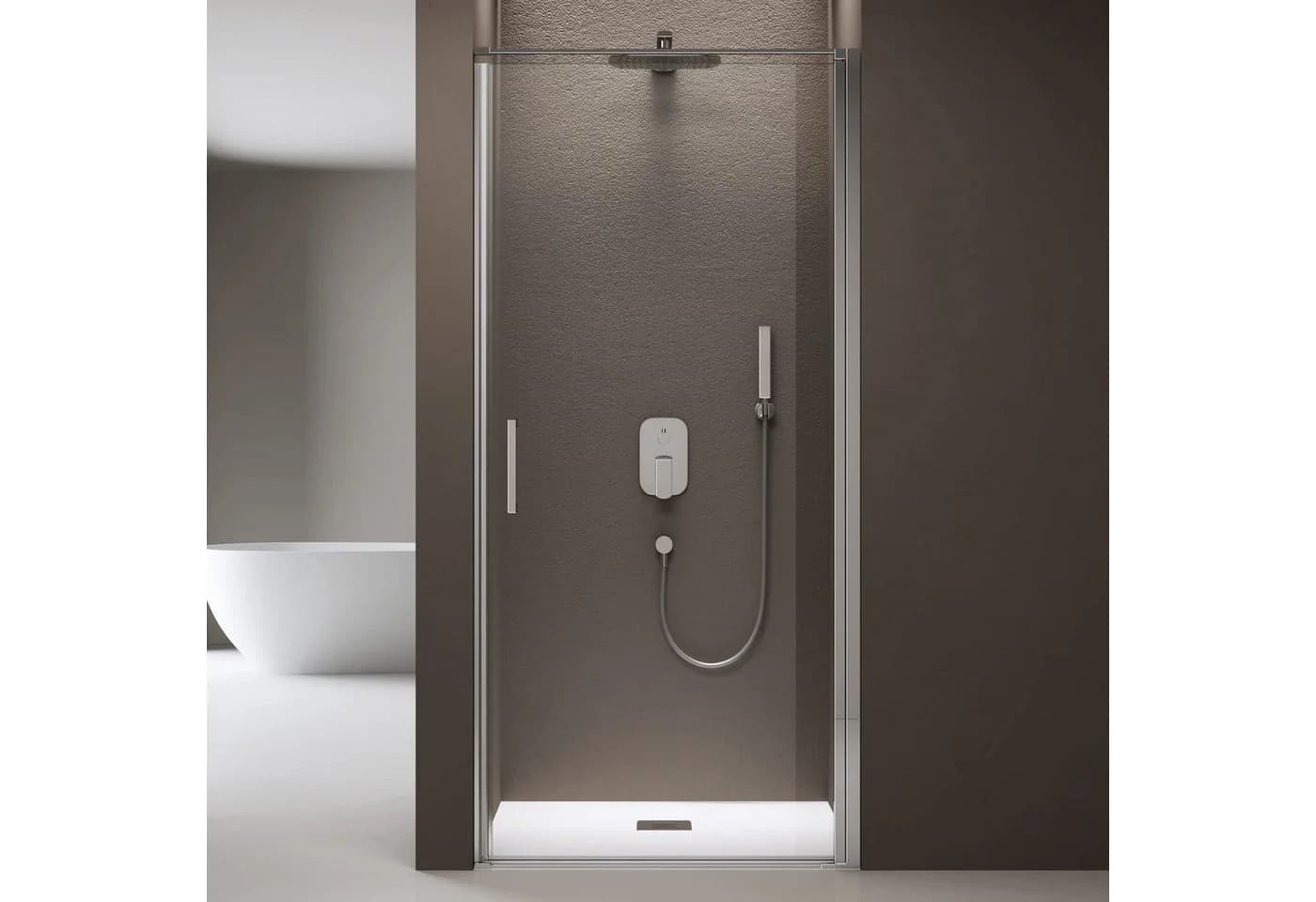 doporro Dusch-Drehtür Teramo36 75x195 cm ESG-Sicherheitsglas NANO-Beschichtung