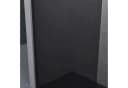 doporro Walk-in-Dusche Duschwand Schwarz mit Nano Glas ESG Bild 4