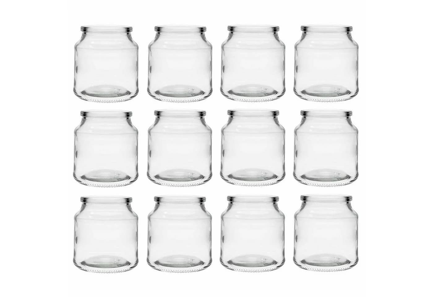 Annastore Teelichthalter 12x Glas Wilmar H 7cm mit Dekoband - Bild 3