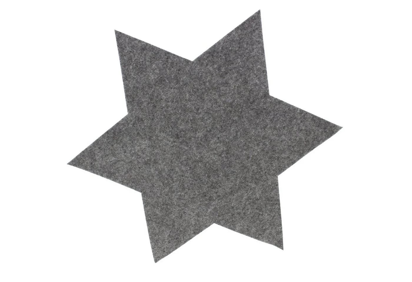 Annastore Platzset 6 x Filzsterne Bunt Weihnachtsdeko - Bild 2