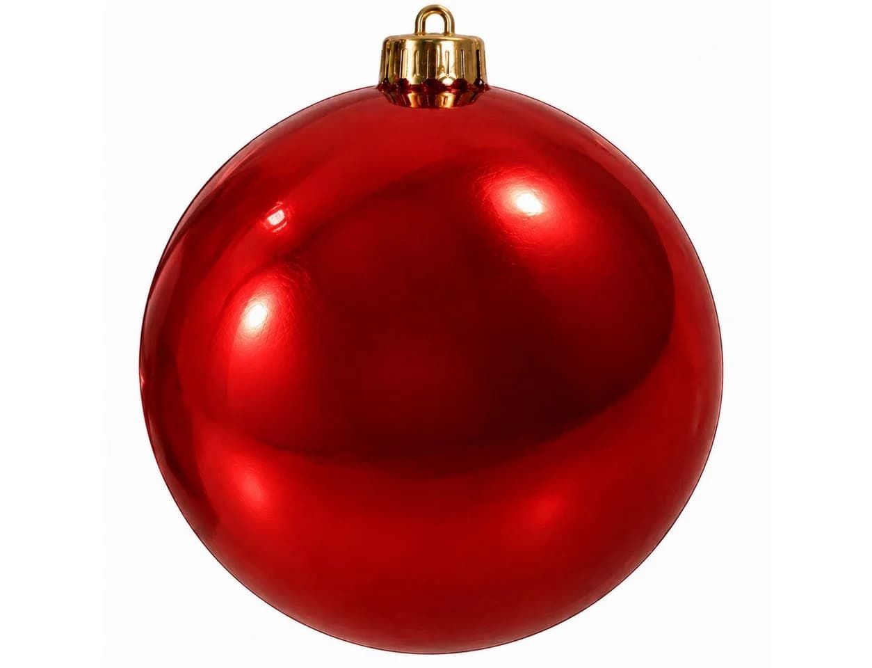 Annastore XXL Weihnachtskugel Rot Frostsicher Outdoor - Bild 2