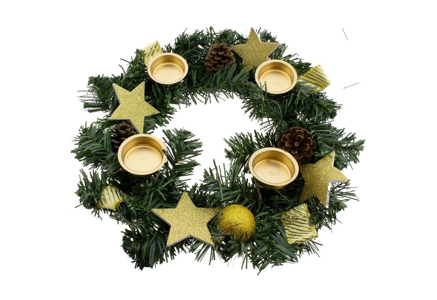 Annastore Adventskranz mit Teelichtern Ø 30 cm