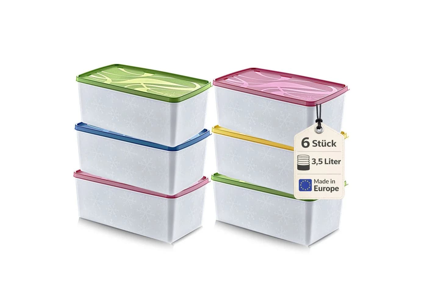 Annastore Vorratsdose BPA-frei Tiefkühlbox Luftdicht Stapelbar - Bild 2