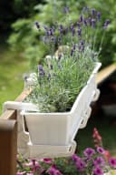 Annastore Balkonkasten Blumenkasten Rattan-Optik Kunststoff Braun Bild 1