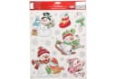 Annastore Fensterdekoration 4 x Bögen Selbstklebende Fensterbilder für Weihnachten Bild 4