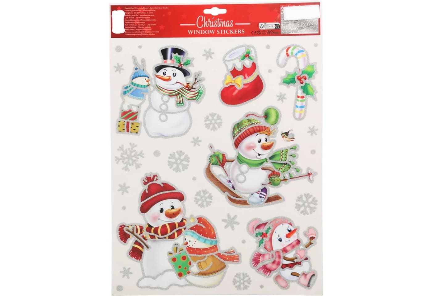 Annastore Fensterdekoration 4 x Bögen Selbstklebende Fensterbilder für Weihnachten - Bild 4